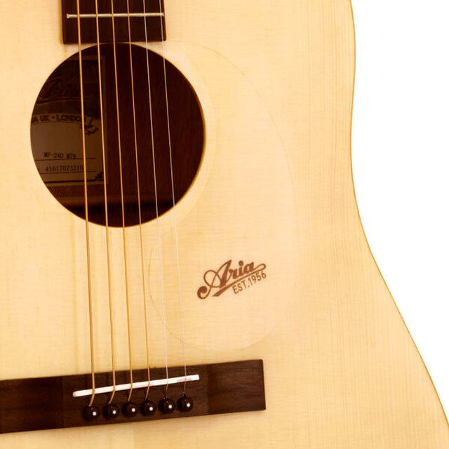 Aria MF240 Mayfair Series Dreadnought Acoustic Guitar - Matt Natural Finish — view 3