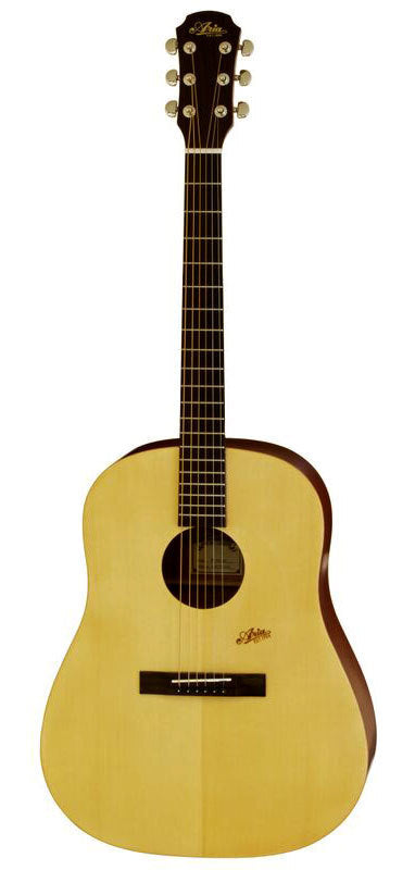 Aria MF240 Mayfair Series Dreadnought Acoustic Guitar - Matt Natural Finish