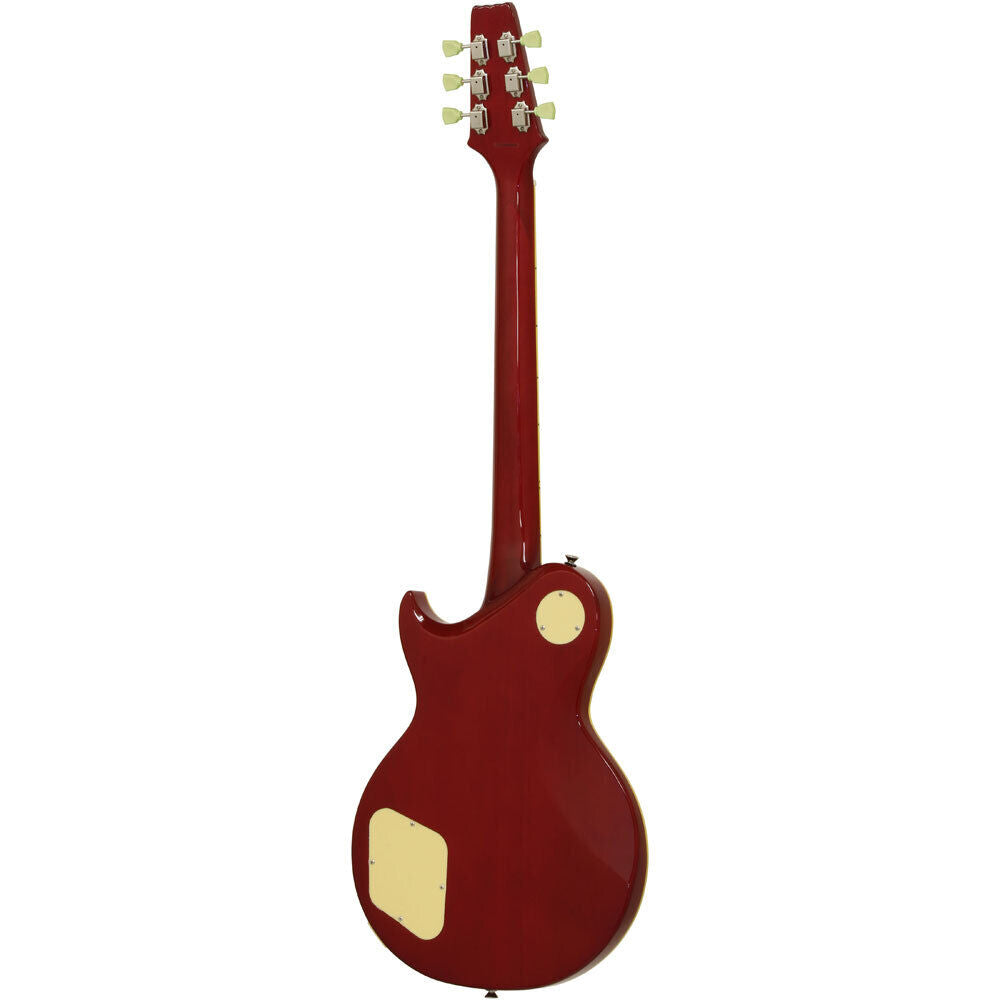 Aria PE-350STD Electric Guitar Aged Cherry Sunburst Solid Body — view 2