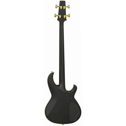 Aria Pro II SB-1000 Series Left-Handed Electric Bass Guitar in Black with Gig Bag — view 2