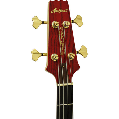 Aria Pro II SB-1000 Electric Bass Guitar Paduak Red with MB-1E Pickup and Gig Bag — view 5