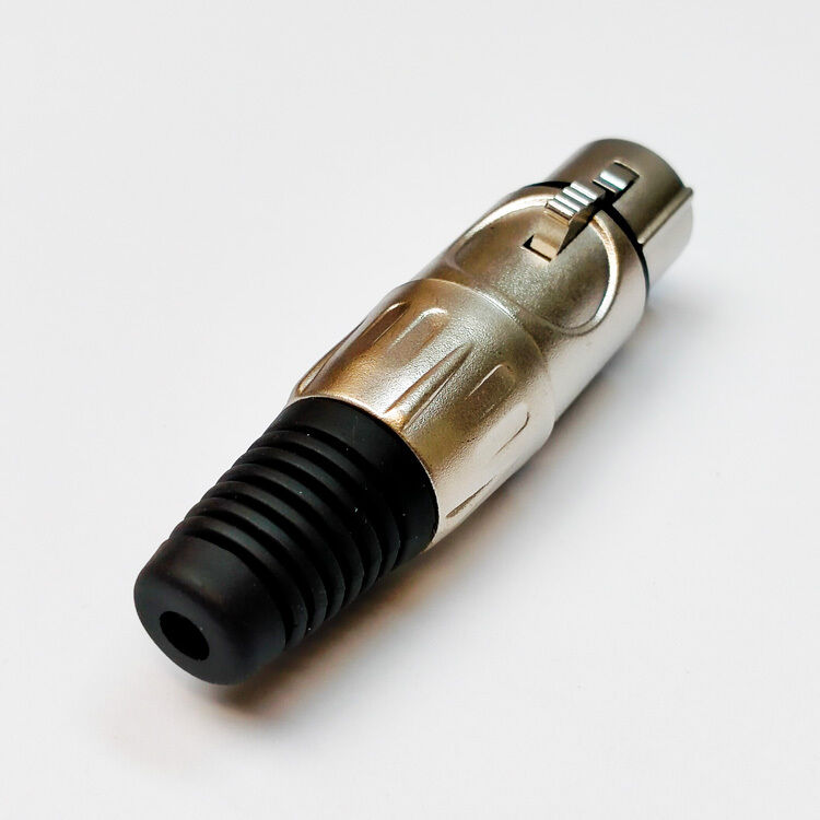 Leem Female Heavy Duty XLR Cable Connector Nickel - Pack of 1 — view 3