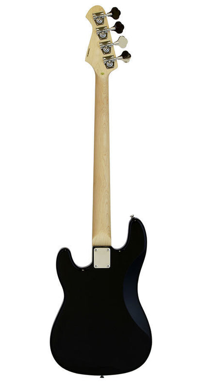 Aria STB-PB Electric Bass Guitar Black with Maple Neck and Rosewood Fingerboard — view 2