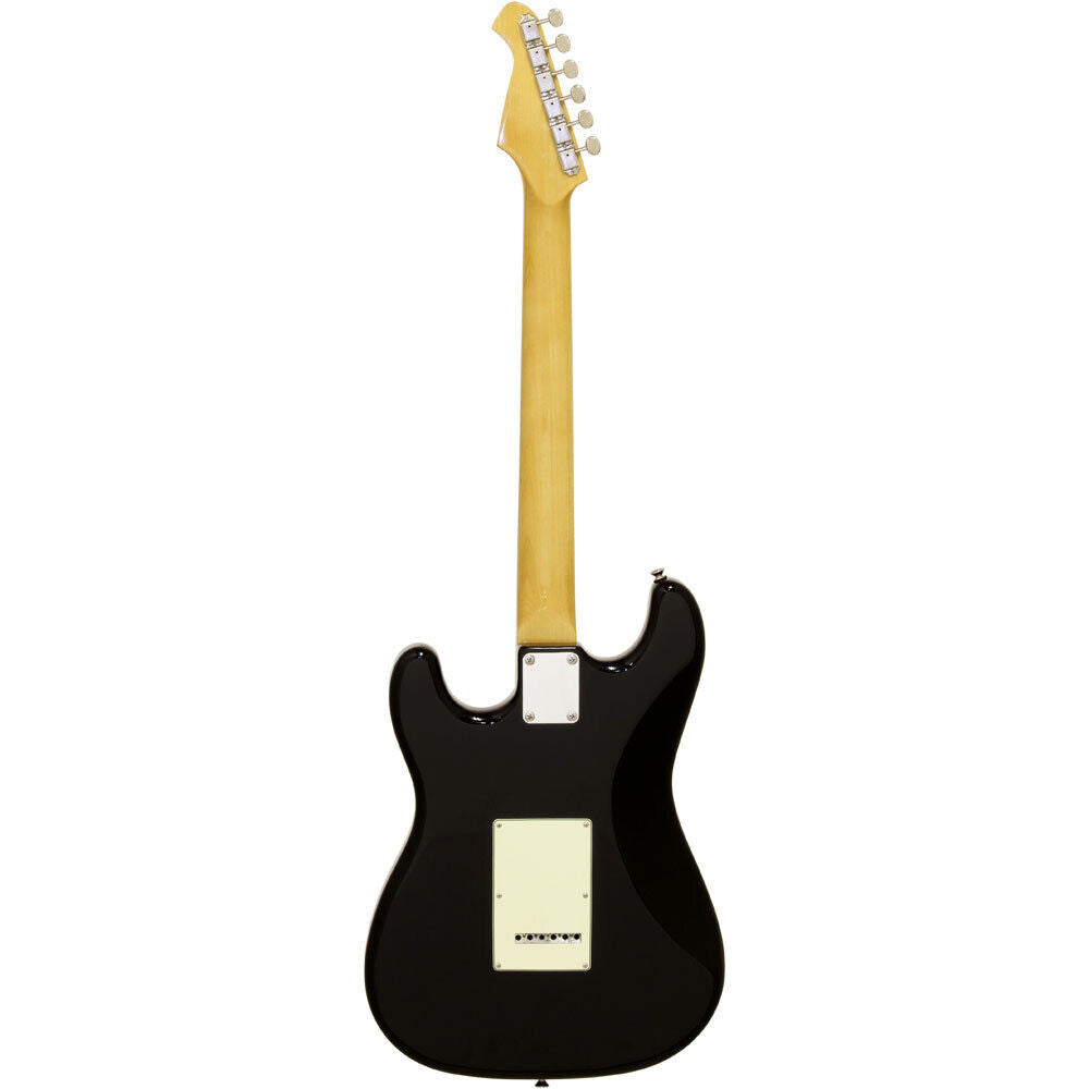 Aria STG-62 Modern Classics Series Electric Guitar Black Solid Body — view 2