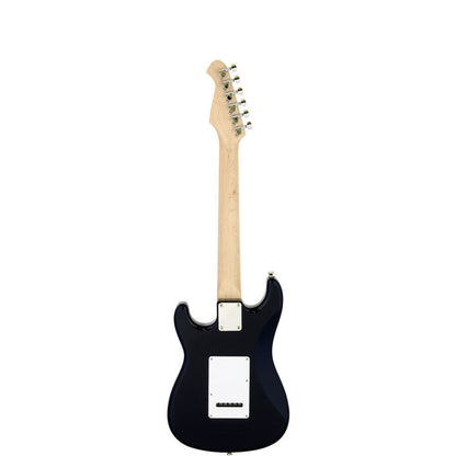 Aria STG-MINI 3/4 Size Electric Guitar Black Solid Body with Aria OS-3 Pickups — view 2