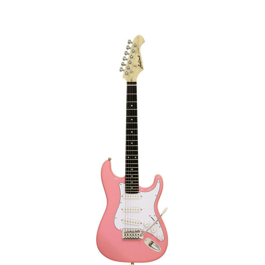 Aria STG-MINI 3/4 Size Electric Guitar Kawaii Pink Solid Body with Maple Neck and Rosewood Fingerboard
