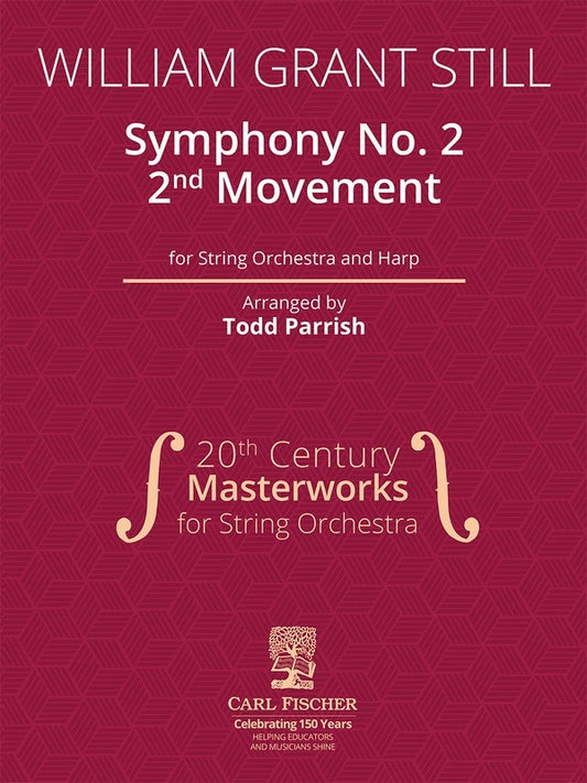 Still - Symphony No 2 2Nd Mvt So/Harp Sc/Pts Score/Parts