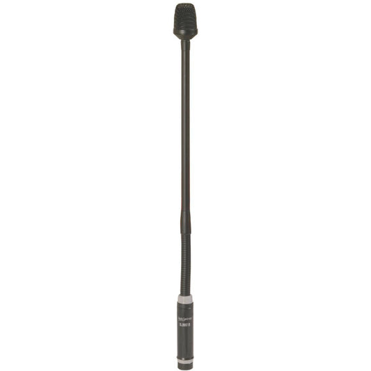 Audio Spectrum XLR Gooseneck Microphone with 18" Flexible Neck and Unidirectional Pattern