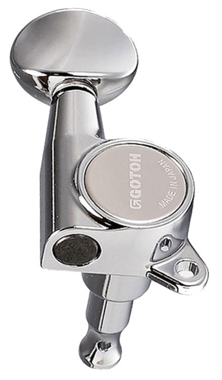 Gotoh SG381 Series 6-Inline Electric Guitar Tuning Machines Chrome Finish