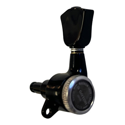 Gotoh SG381 Magnum Lock Traditional Guitar Tuning Machines Black 3+3 — view 2
