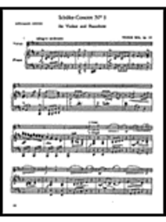 Seitz - Concerto Op 22 Violin/So Score/Parts Book