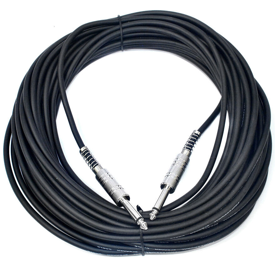 Leem 50ft Speaker Cable with 1/4" Straight TS Connectors — view 2