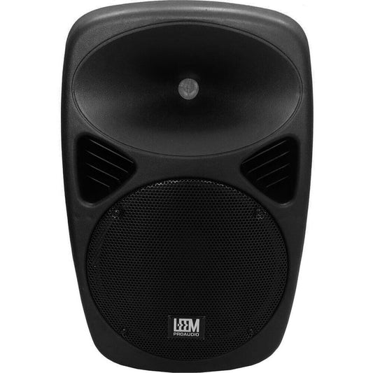 Leem SPA-10 Active 120W 2-Way 10" PA Speaker with Built-in MP3 Player, SD Card Slot, USB Input, 115dB Max SPL