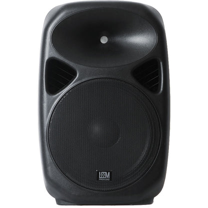 Leem SPA-12 Active 200W 2-Way 12" PA Speaker with Bluetooth, MP3 Player, SD Card Slot, USB Input