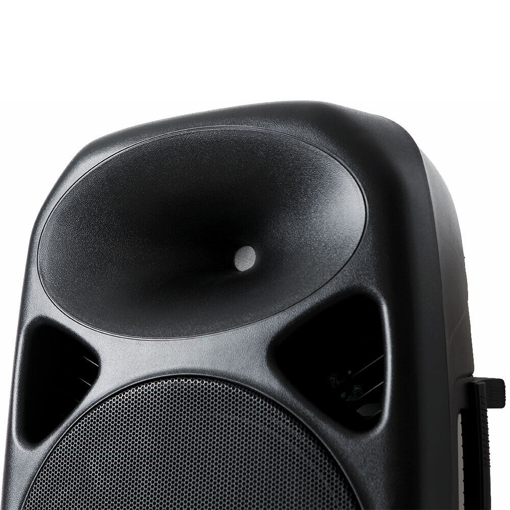 Leem SPA-12 Active 200W 2-Way 12" PA Speaker with Bluetooth, MP3 Player, SD Card Slot, USB Input — view 3