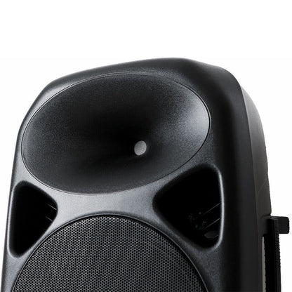 Leem SPA-15 Active 200W 2-Way 15" PA Speaker with Bluetooth, USB, and SD Card Slot — view 3