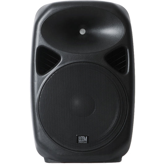 Leem SPA-15 Active 200W 2-Way 15" PA Speaker with Bluetooth, USB, and SD Card Slot