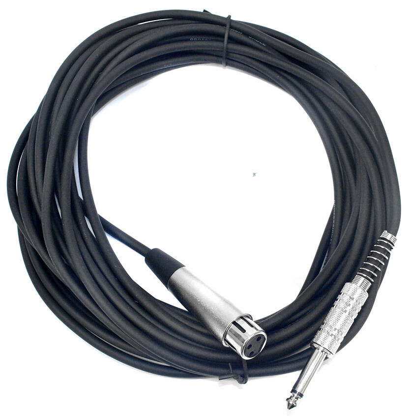 Leem 30ft Speaker Cable 1/4" Straight TS to XLR Female Connector — view 2