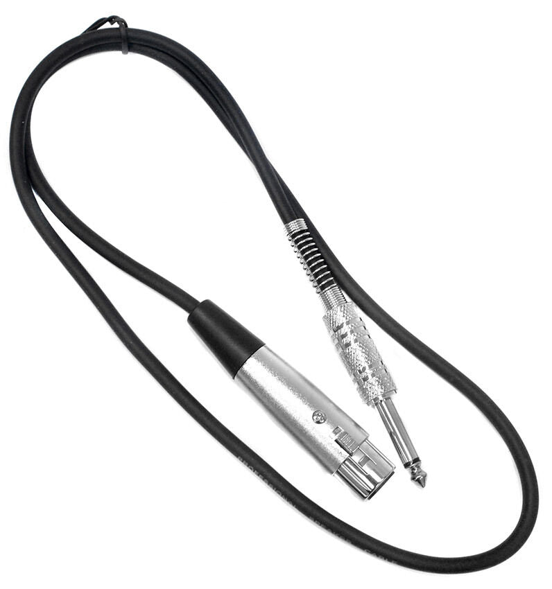 Leem 3ft Speaker Cable with 1/4" Straight TS and XLR Female Connector — view 2