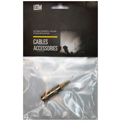 Leem 3.5mm Stereo Cable Jack Plug with Gold Tip — view 4