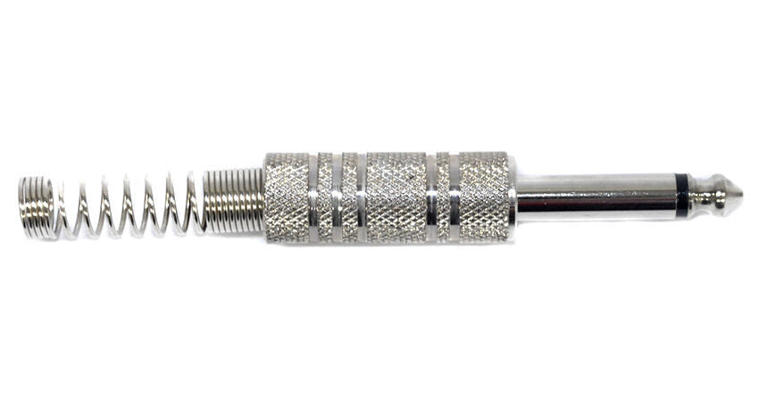 Leem 1/4" Metal Mono Jack Plug with Long Flexible Cable Boot — view 2