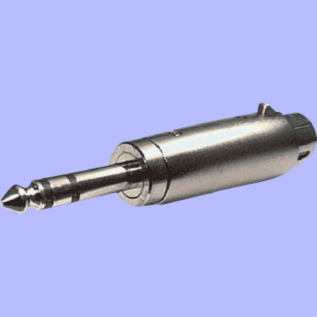 UXL AT-295 Audio Adaptor XLR Female to TRS Male 6.35mm Stereo Jack Plug