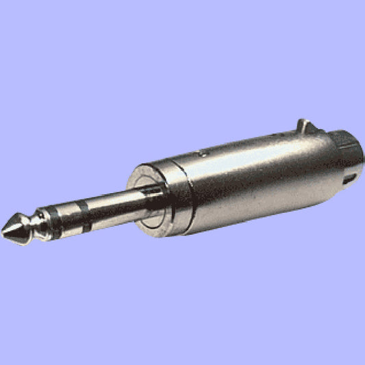 UXL AT-295 Audio Adaptor XLR Female to TRS Male 6.35mm Stereo Jack Plug