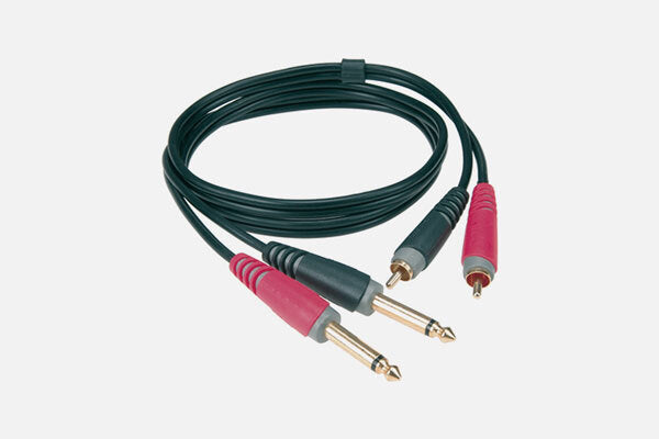 Klotz AT-CJ0200 Unbalanced Twin Cable with RCA and Jack 2m