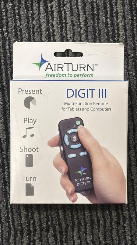 AirTurn Digit III Bluetooth Remote Control for Presentations, Teleprompters, and Media Players — view 4