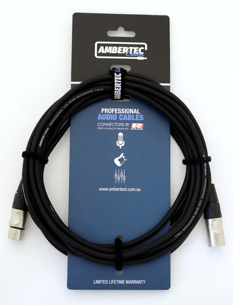 Microphone cable 0.5m, REAN XLR Male to Female
