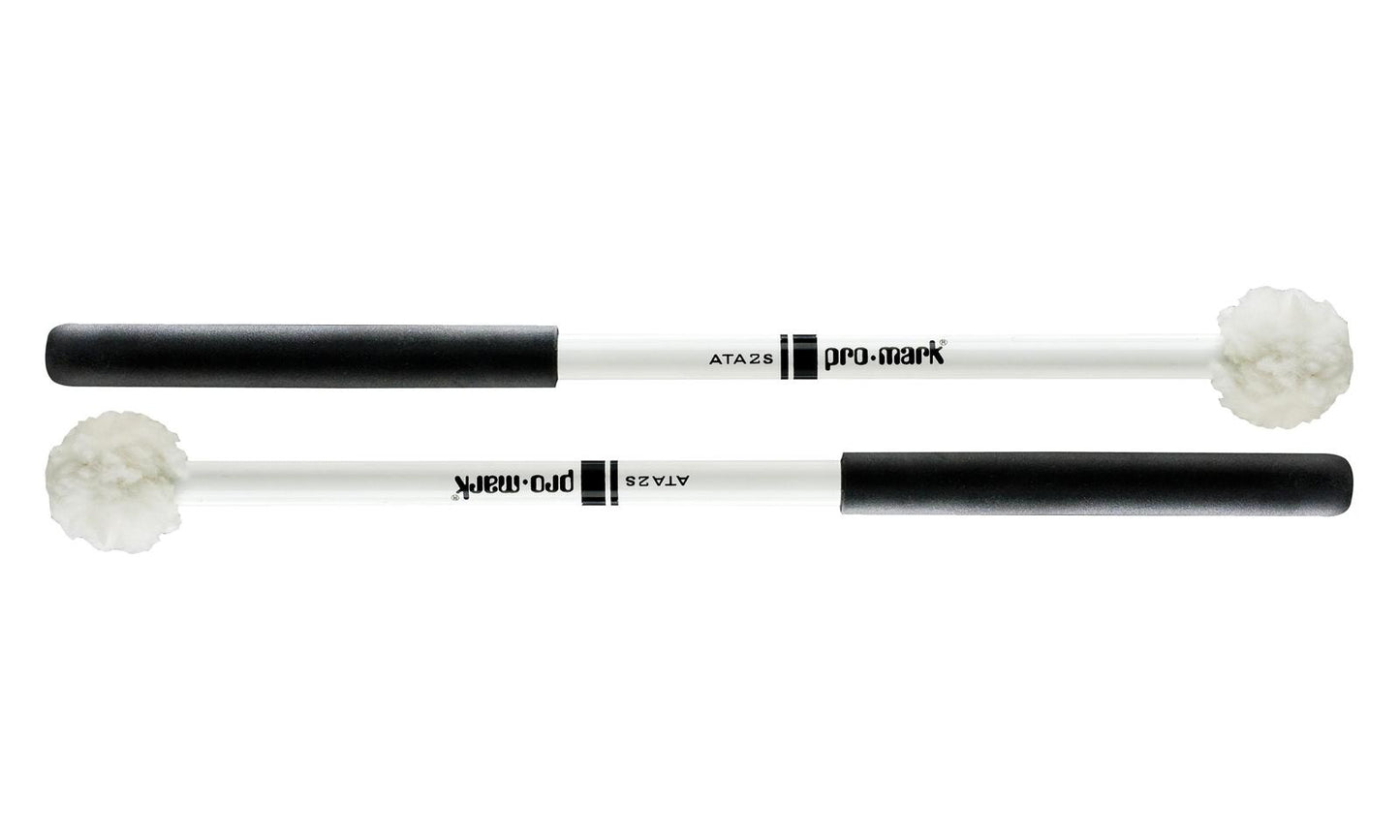ProMark Aluminum Shaft ATA2S  Puff Cover on Felt Head Tenor Mallet