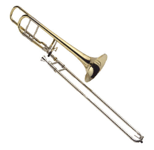 J.Michael TB700MO Tenor Bass Trombone Bb Clear Lacquer Finish with Carrying Case