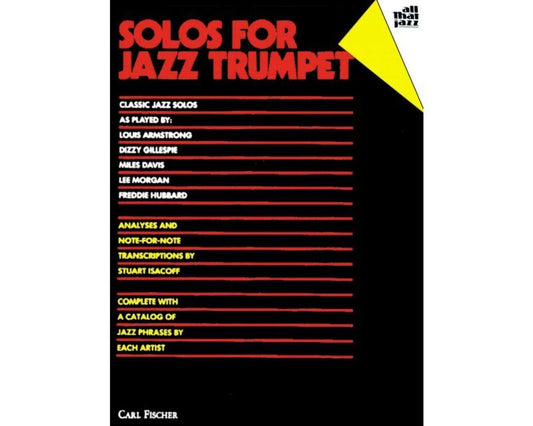 Solos for Jazz Trumpet by Carl Fischer, 56 Pages