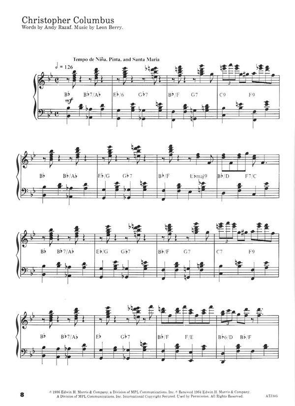 Solos for Jazz Piano - Note-for-Note Transcriptions and Analysis of Classic Jazz Solos, Early Advanced Level, 63 Pages, Published by Carl Fischer — view 2