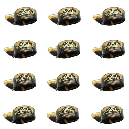 Aria Large Plastic Thumb Picks Shell Finish 12-Pack — view 3