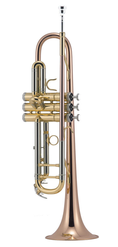 J.Michael TR450 Bb Trumpet with Clear Lacquer Finish and Semi-Hard Case