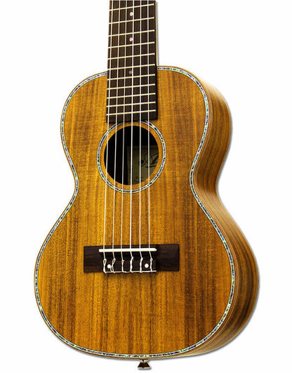 Aria G-Uke Series 6-String Guitalele in Natural Koa Semi-Gloss Finish — view 3