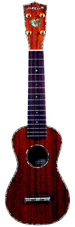Aria AU-Series Deluxe Pro Soprano Ukulele in Natural Gloss Finish