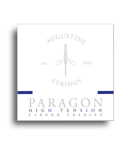 Augustine Paragon Blue Classical Guitar Strings - High Tension Carbon Trebles & Silver Basses, Made in New York, USA
