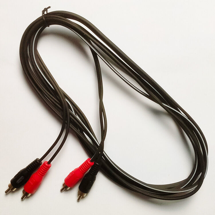 Leem 10ft Double Interconnect Cable with 2 x RCA Plugs — view 2