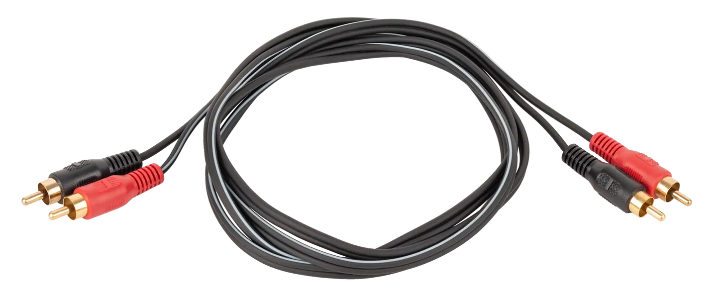AMS 6ft RCA to RCA Cable with Moulded Male Plugs