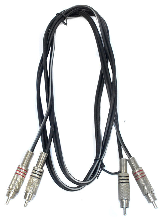 Leem 5ft Double Interconnect Cable with 2 x Metal RCA Jack Plugs — view 2