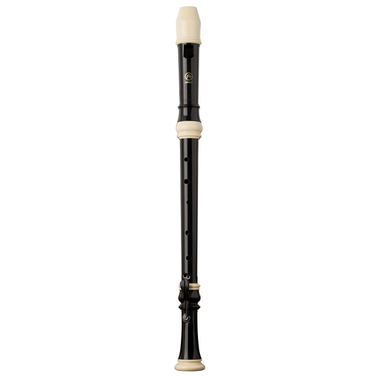 Angel Tenor Recorder in C with Case, Fingering Chart, Joint Cream, Cleaning Rod - Dark Brown ABS Resin