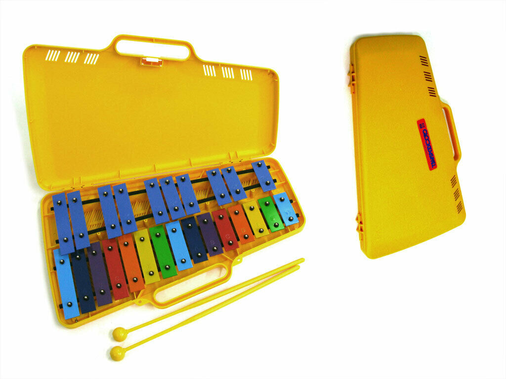Angel Chromatic Glockenspiel Xylophone Metal Bars In Case