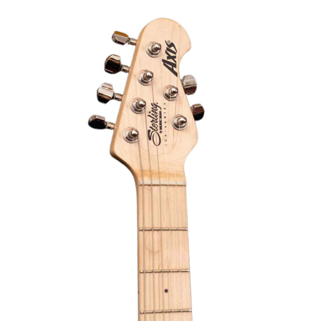 Sterling by Music Man S.U.B. Axis AX3 Quilted Maple, Spectrum Red Electric Guitar — view 3