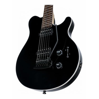 Sterling by Music Man S.U.B. Axis AX3, Black Electric Guitar — view 3