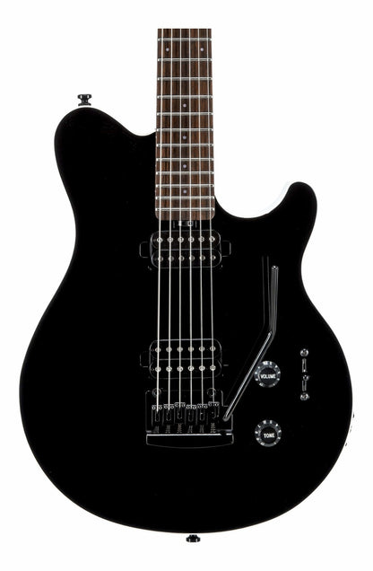 Sterling by Music Man S.U.B. Axis AX3, Black Electric Guitar — view 2