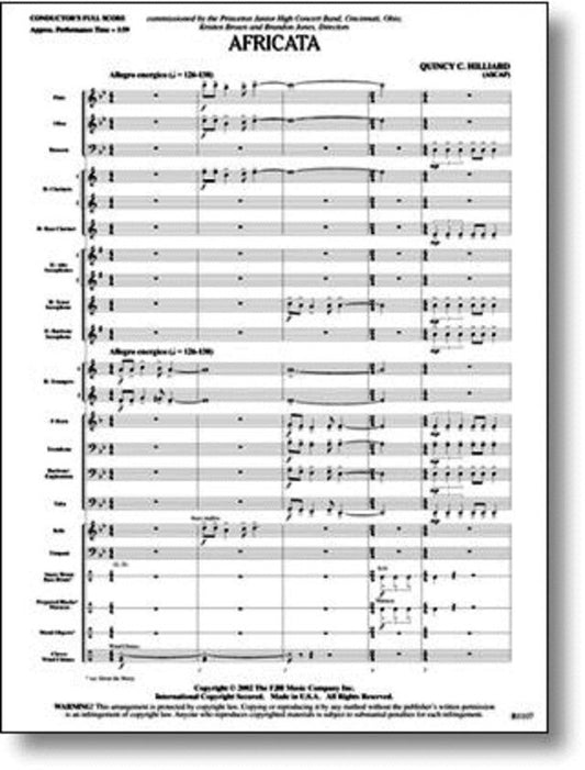 Africata (Music Score/Parts) Book