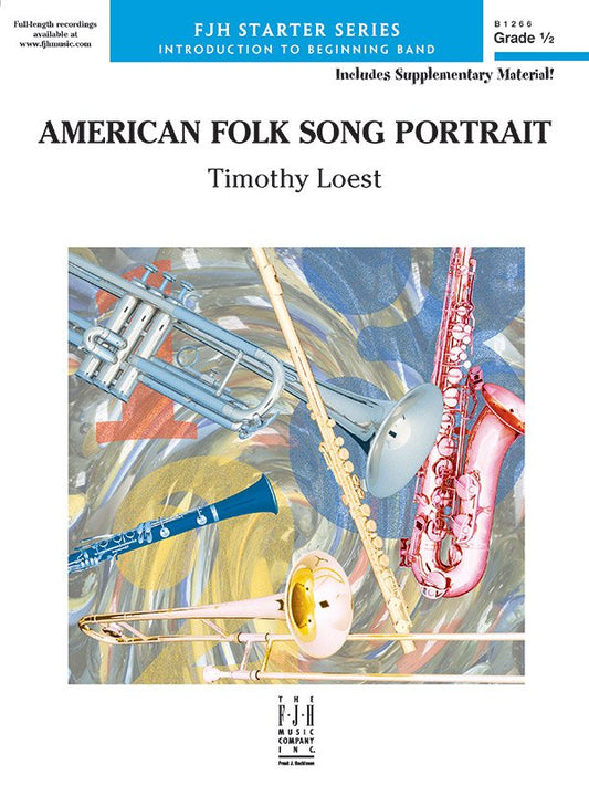 American Folk Song Portrait (Music Score/Parts) Book