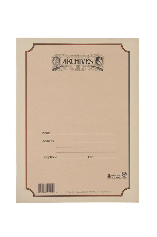 Archives Spiral Bound Manuscript Paper Book, 12 Stave, 96 Pages Book